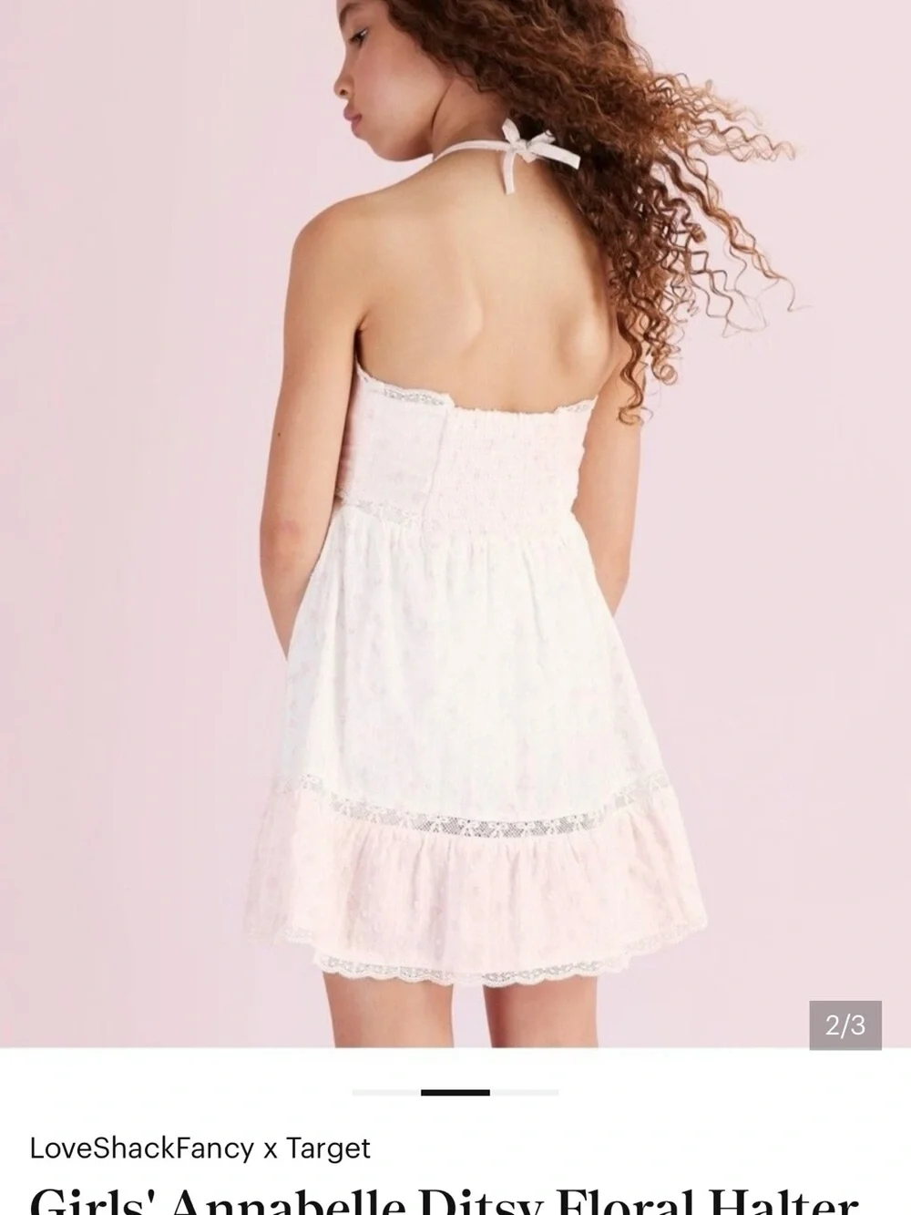 LoveShackFancy charming halter